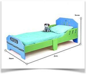 Размеры детской кровати