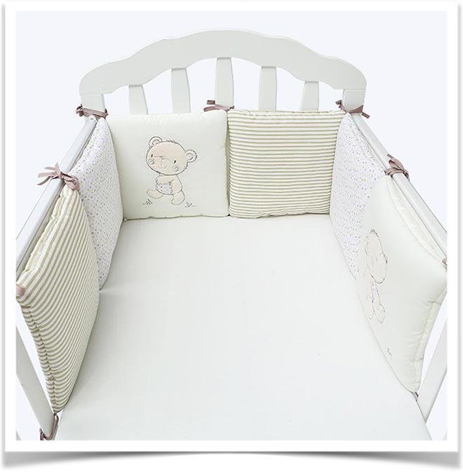 Сколько ткани нужно на бортики в детскую кроватку | Салон ткани и фурнитуры - Вельвет