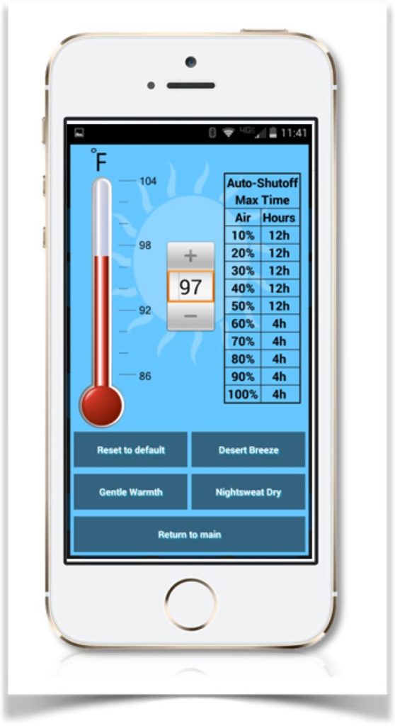 Мобильный телефон с функцией контроля температуры